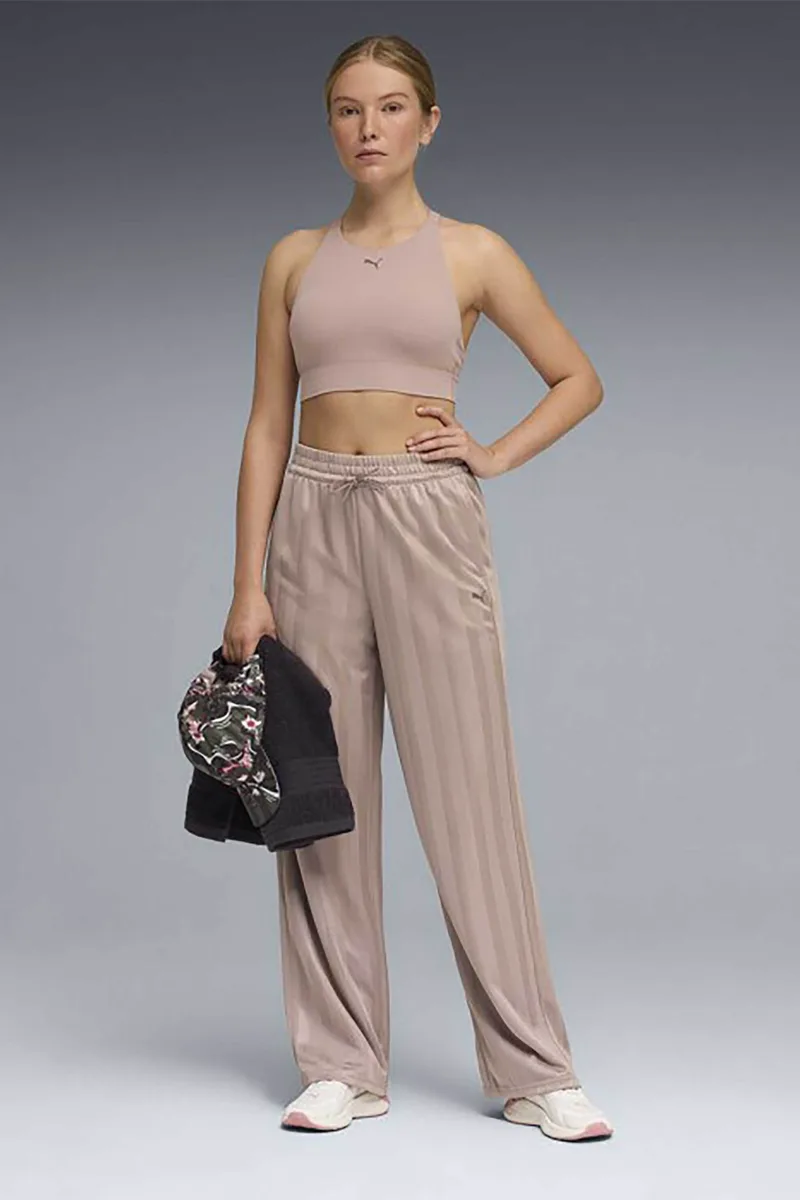 Puma γυναικείο παντελόνι φόρμας "League Wide Leg" - 528488 Ροζ