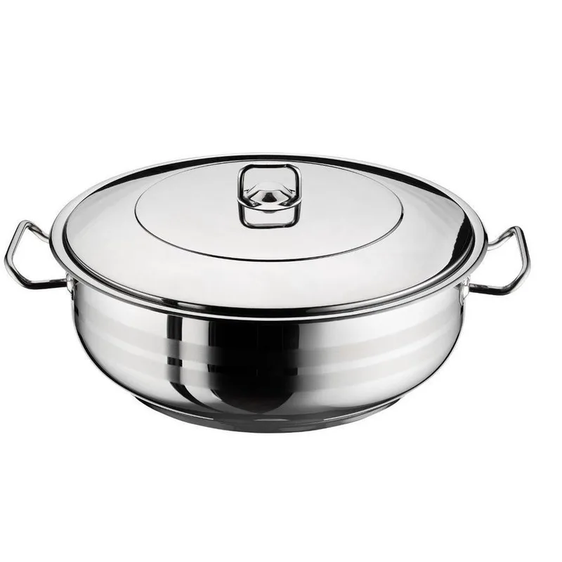Κατσαρόλα Πλασωτέ Ανοξείδωτη 36x14εκ.-14ltr Arian 430 Isfa Metal ISF00100336 (Υλικό: Ανοξείδωτο) - ISFA - ISF00100336
