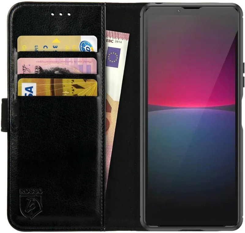 Κόκκινο Element PU Θήκη Πορτοφόλι Sony Xperia 10 V - Black (8719246387531)
