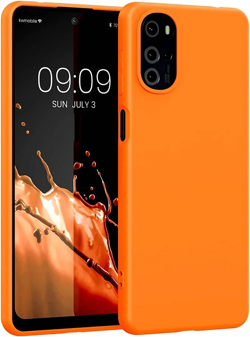 KWmobile Θήκη Σιλικόνης Motorola Moto G22 - Fruity Πορτοκαλί (58208.150)