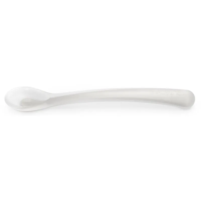 Suavinex Colour Essence Silicone Spoon κουταλάκι 4 m+ Foamy Grey 1 τμχ
