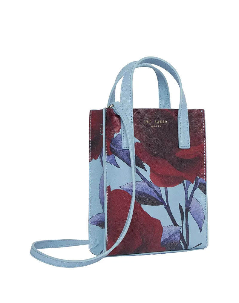 TED BAKER EVERRLY Mini Rose Print Icon Bag 282648-mid Mixed
