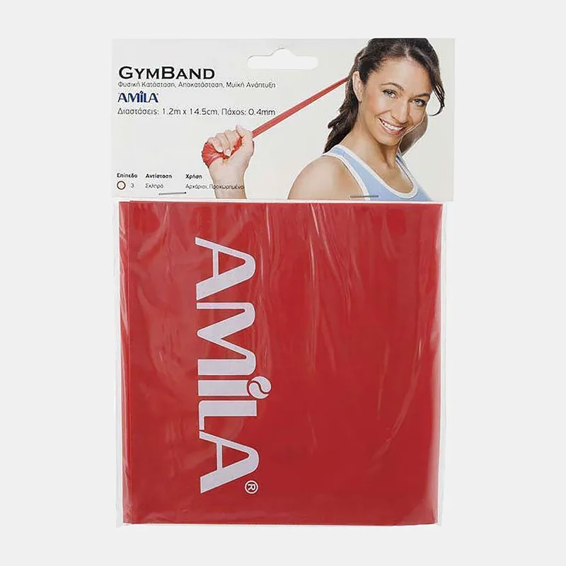 AMILA GYMBAND 1.2M MEDIUM ΚΟΚΚΙΝΟ