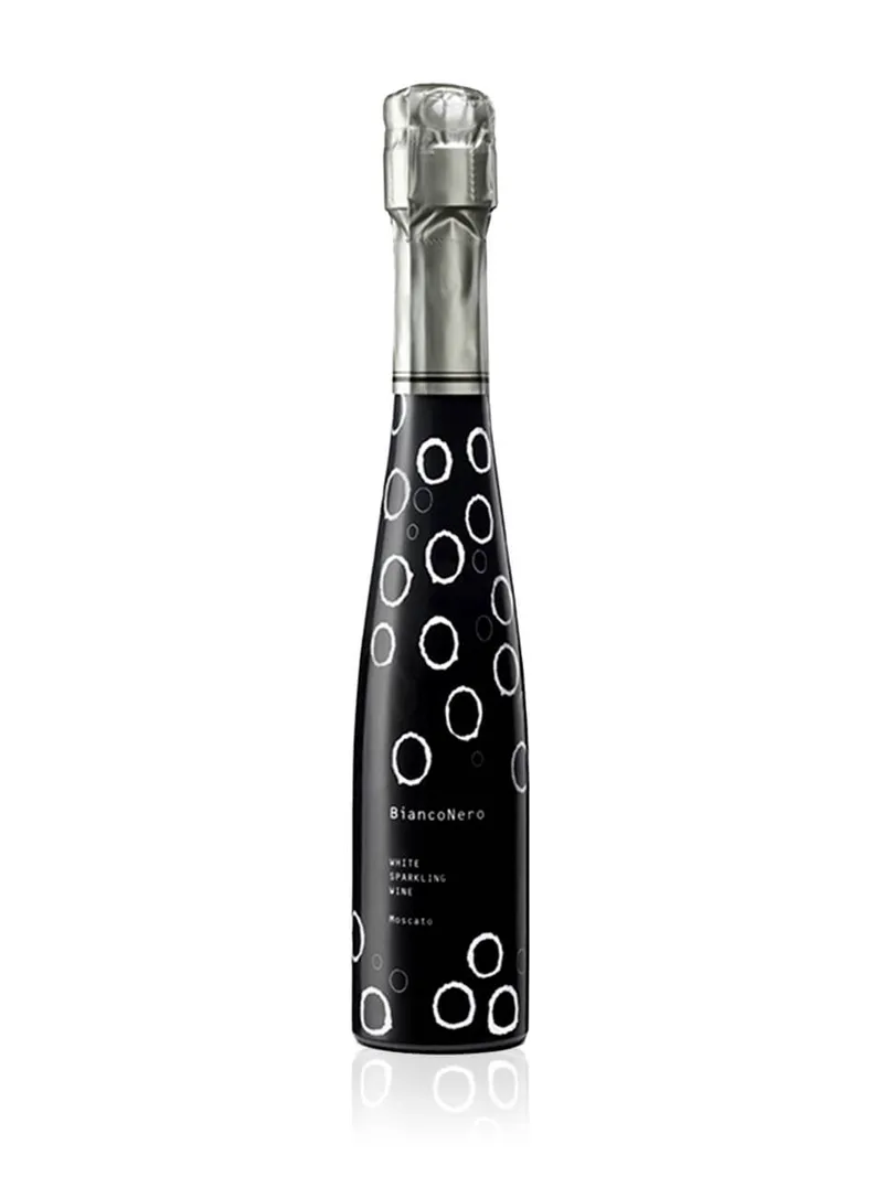 Moscato «BiancoNero» "Κτήμα Θεόπετρα" Αφρώδης Λευκός Οίνος 200ml>