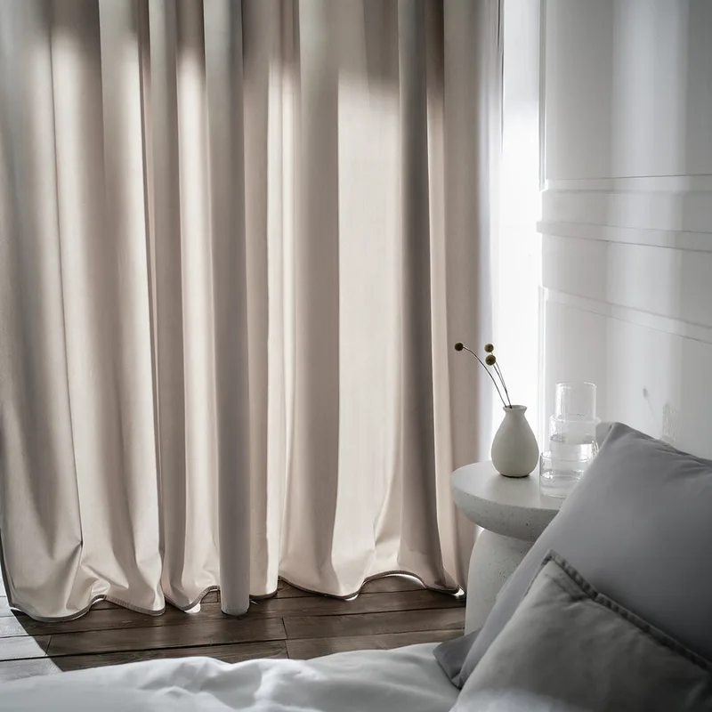 Κουρτίνα με Τρουκς Gofis Home Winter Water Grey 711/34 140x280