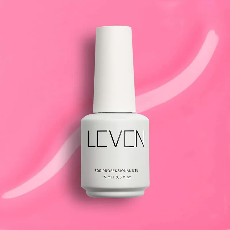 Leven | Ημιμόνιμο βερνίκι 15ml no. 143 Flamingo