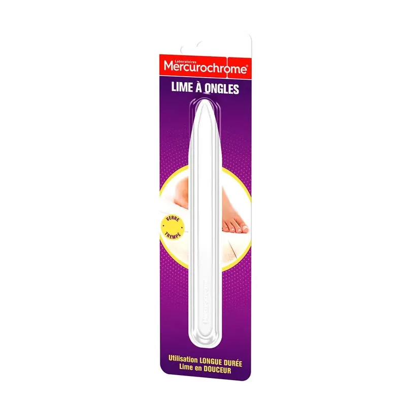 Mercurochrome Tempered Glass Nail File