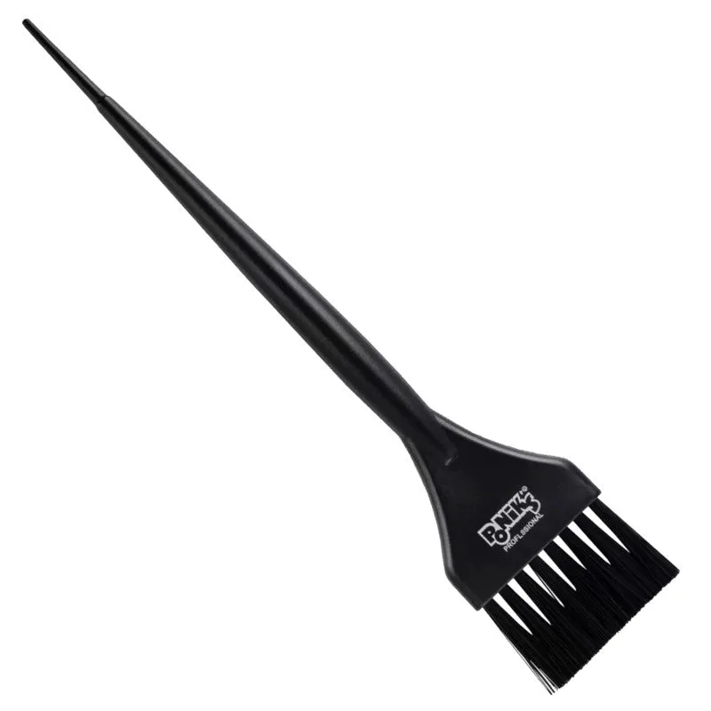 Poniks BP051 hair coloring brush with synthetic bristles, 4 cm, black