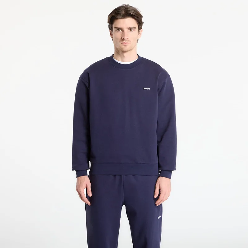 Φούτερ Queens Men's Sweats Essential Crewneck Navy XL