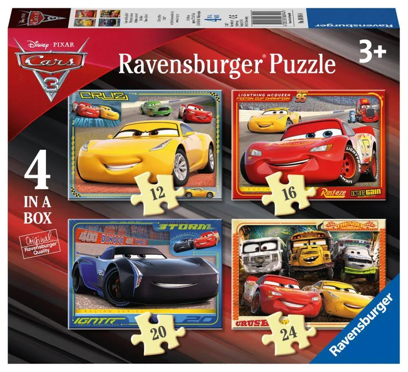 CARS RAVENSBURGER 4 ΣΕ 1 72 ΚΟΜΜΑΤΙΑ