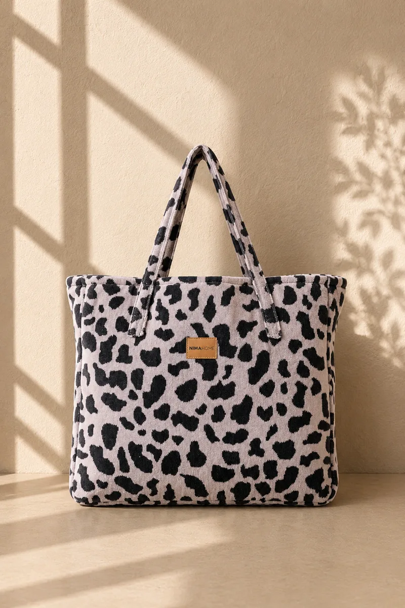 Τσαντα Θαλασσης Kaia Jacquard Nima 60x0x46cm Μονόχρωμο