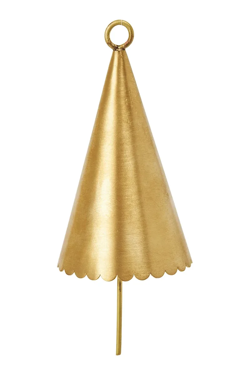 Χριστουγεννιάτικο κρεμαστό ferm LIVING Cone Bell 12 cm 2-pack