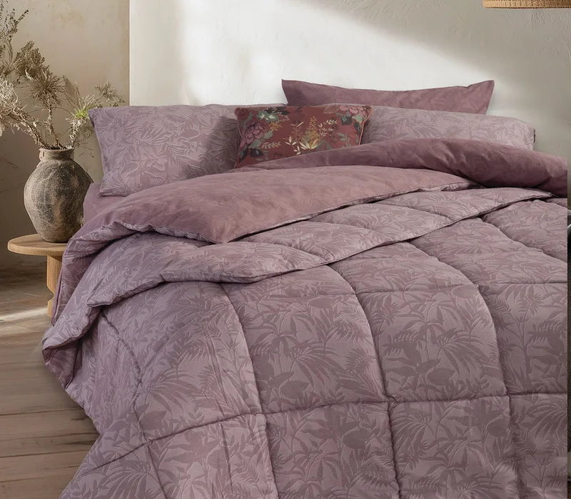 Πάπλωμα Υπέρδιπλο Nef-Nef Dazier Mauve 240x220