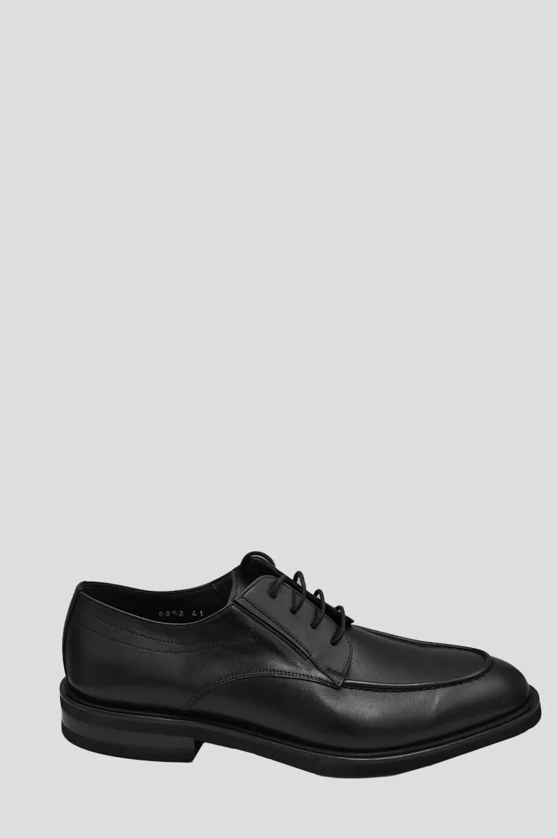 PHILIPPE LANG Ανδρικό Μαύρο Lace-Up Leather Formal Shoes