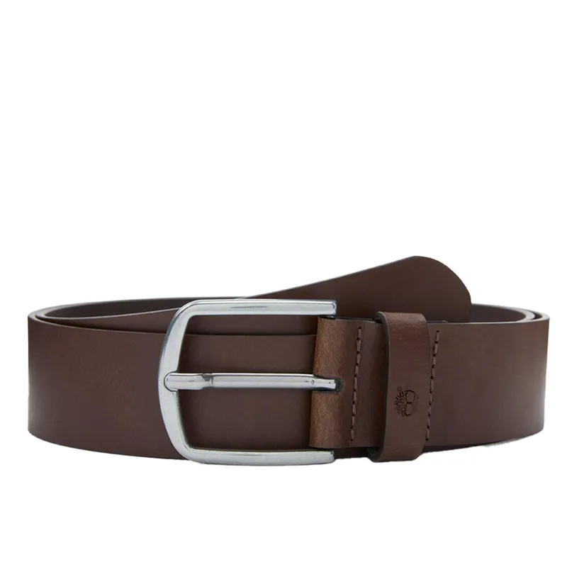 TIMBERLAND Bluff Point Leather Belt TB0A5NHS2431 CHOCOLATE BROWN
