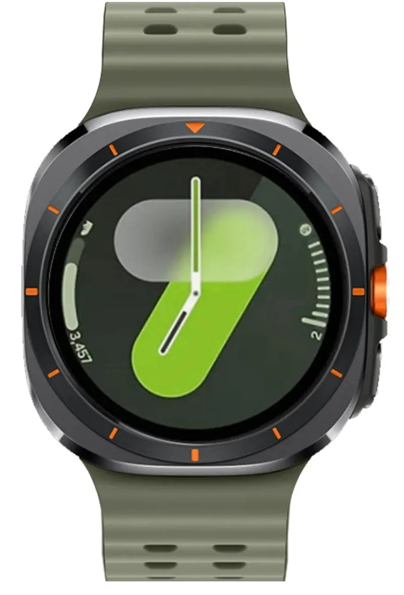 BIKKEMBERGS Smartwatch Flexone - BK-F7 Black case with Khaki Rubber Strap