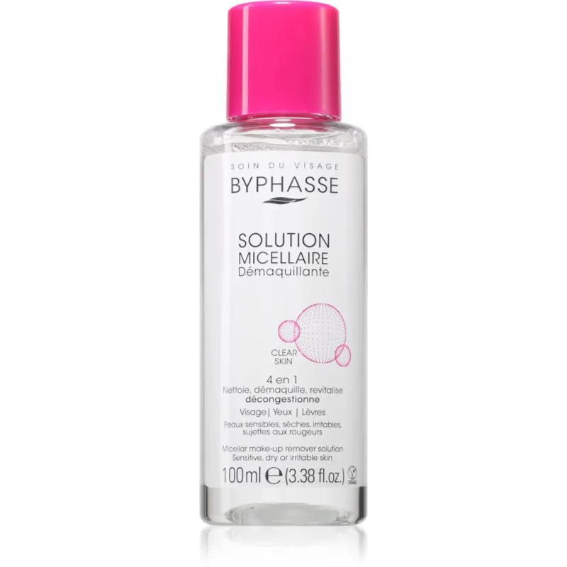 BYPHASSE Solution Micellaire μικυλλιακό νερό για ευαίσθητη επιδερμίδα 100 ml