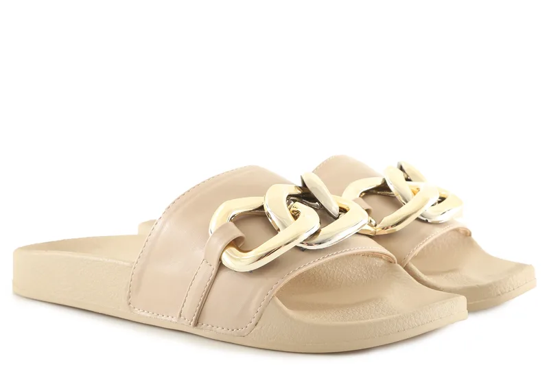 Slides Kendal + Kylie Chainzy CHAINZY-BEIGE Γυναικείο