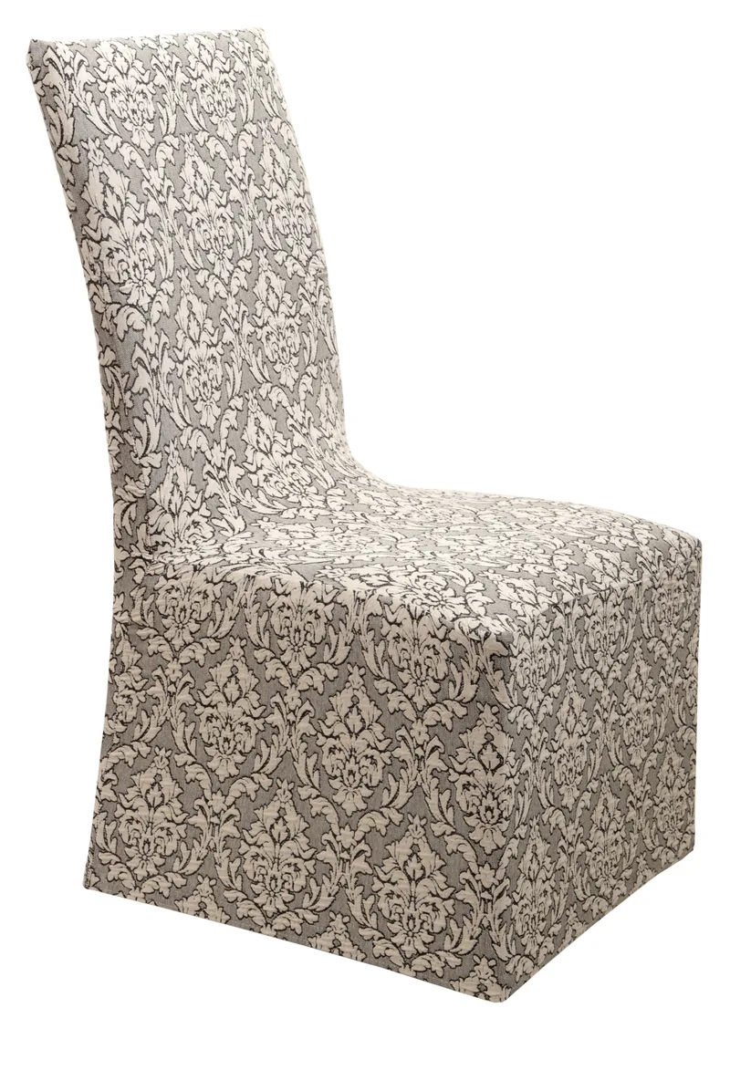 Κάλυμμα καρέκλας με βολάν DIAMOND 1 BEIGE, VIOPROS