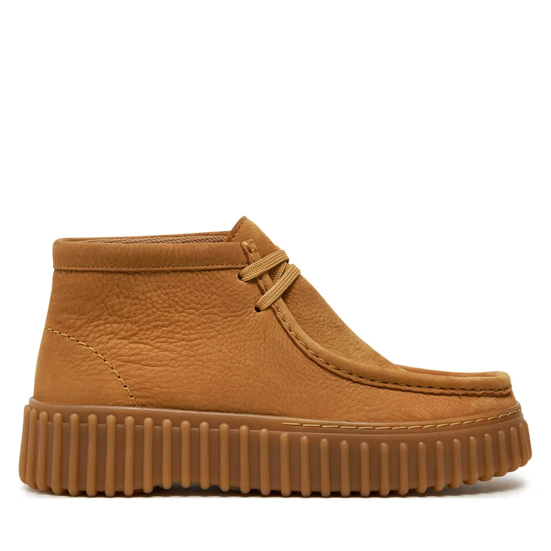 Μποτίνια Clarks Torhill Moss 26179359 Καφέ