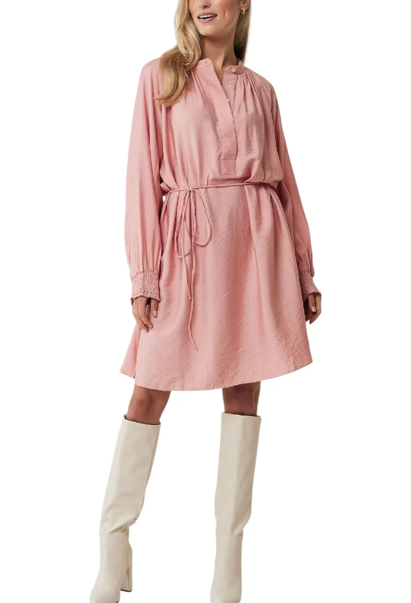 Φόρεμα Mexx Raglan long sleeve dress MF006303041W-Medium Coral Γυναικείο