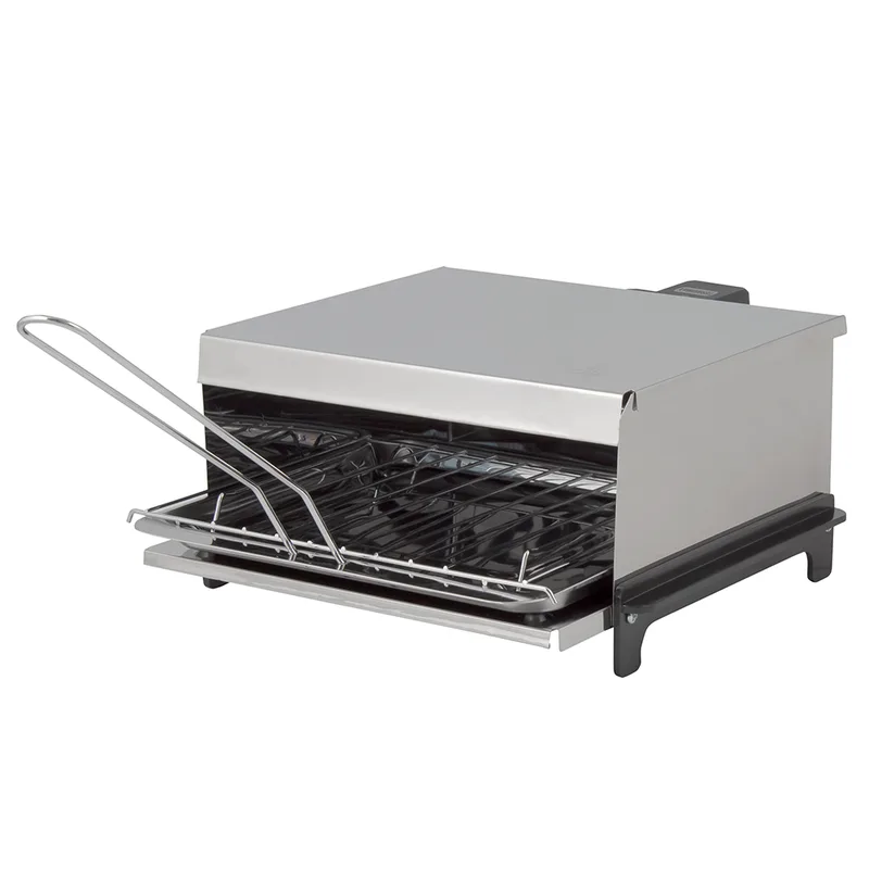 Επιτραπέζια Ηλεκτρική Ψησταριά Σχάρας 800W με Καπάκι 27x23εκ. Party Grill TR202G Termomax