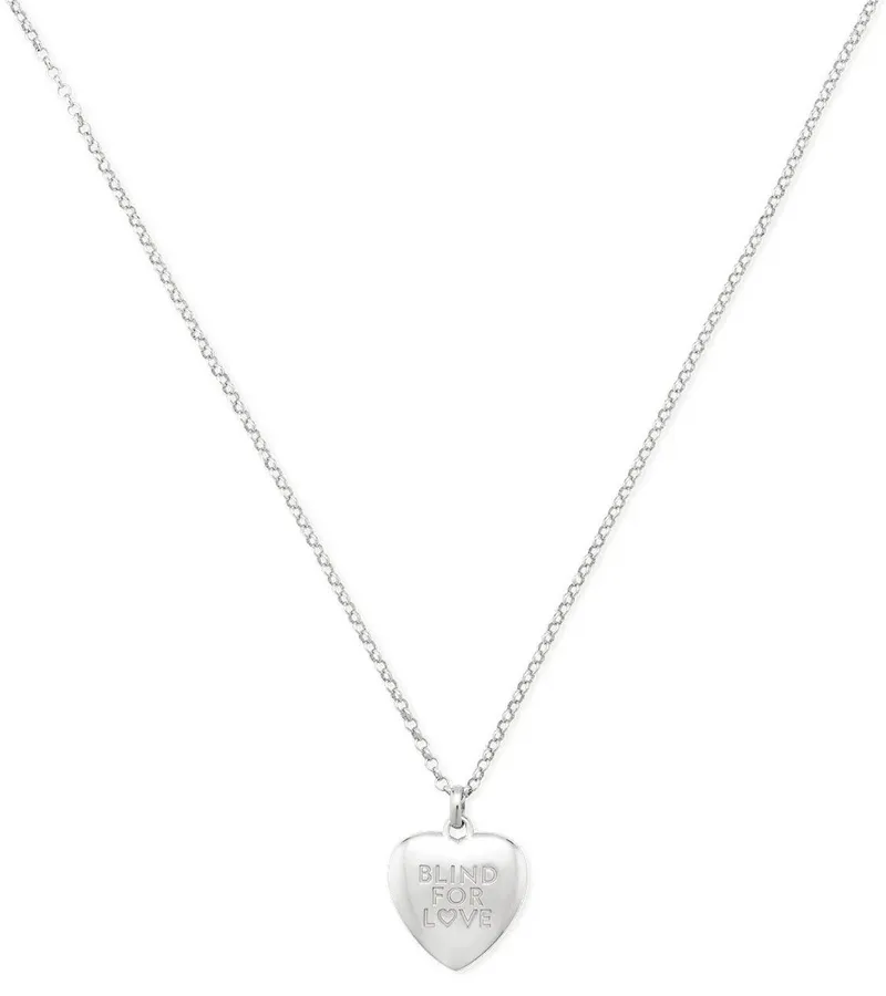 GUCCI "Blind for Love" Κολιέ από ασήμι 925 Silver (Μήκος 50.00cm) YBB84358900100U