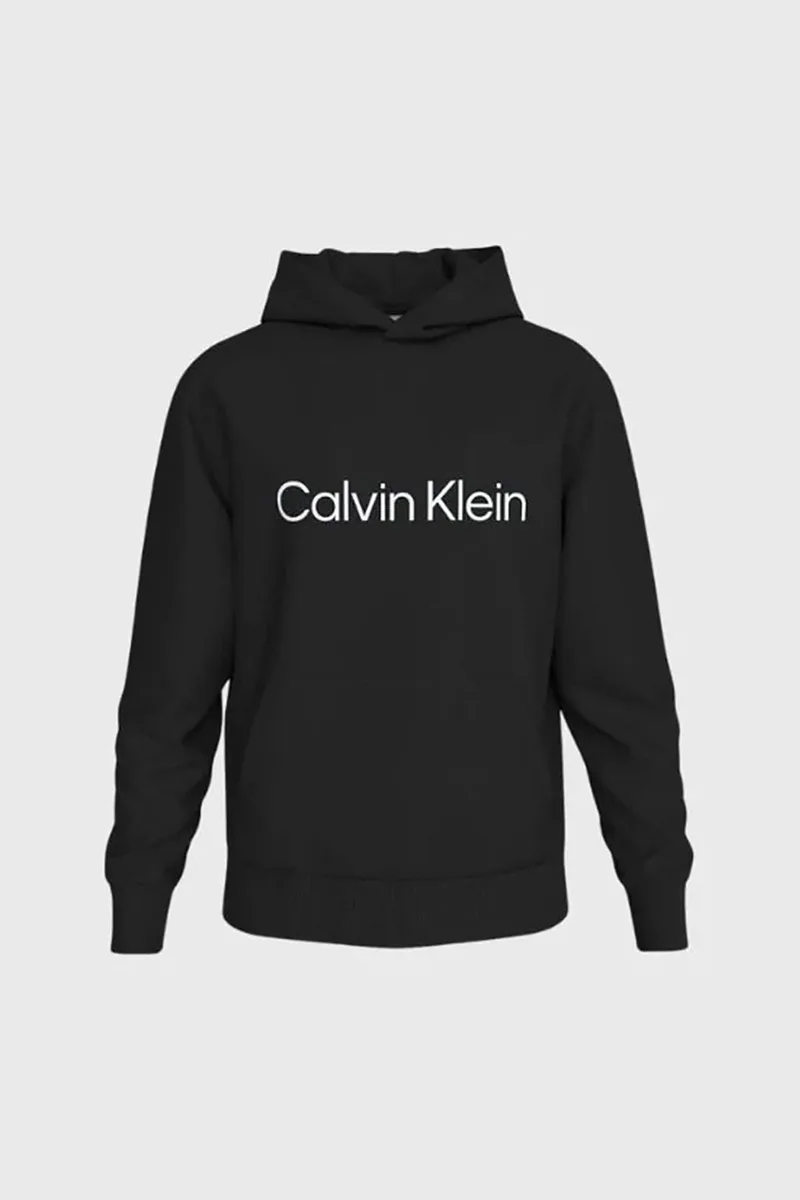 Calvin Klein ανδρική μπλούζα φούτερ με λογότυπο Relaxed Fit - LV14LD231G Μαύρο