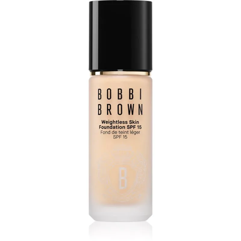Bobbi Brown Weightless Skin Foundation SPF 15 μακράς διαρκείας μεικ απ με ενυδατικό αποτέλεσμα απόχρωση Cool Ivory 30 ml