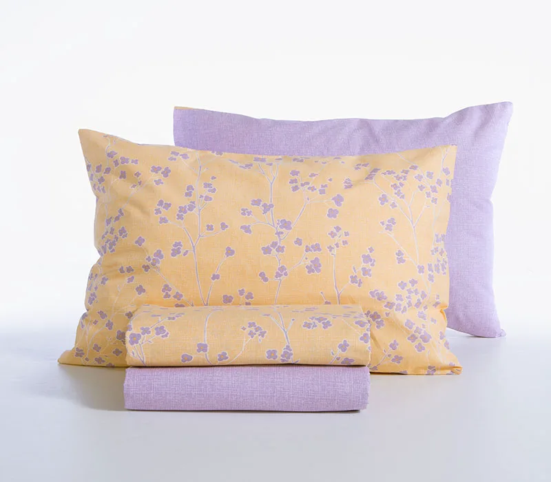 Σεντόνια Μονά (Σετ) Nef-Nef Homeware Floriva Yellow
