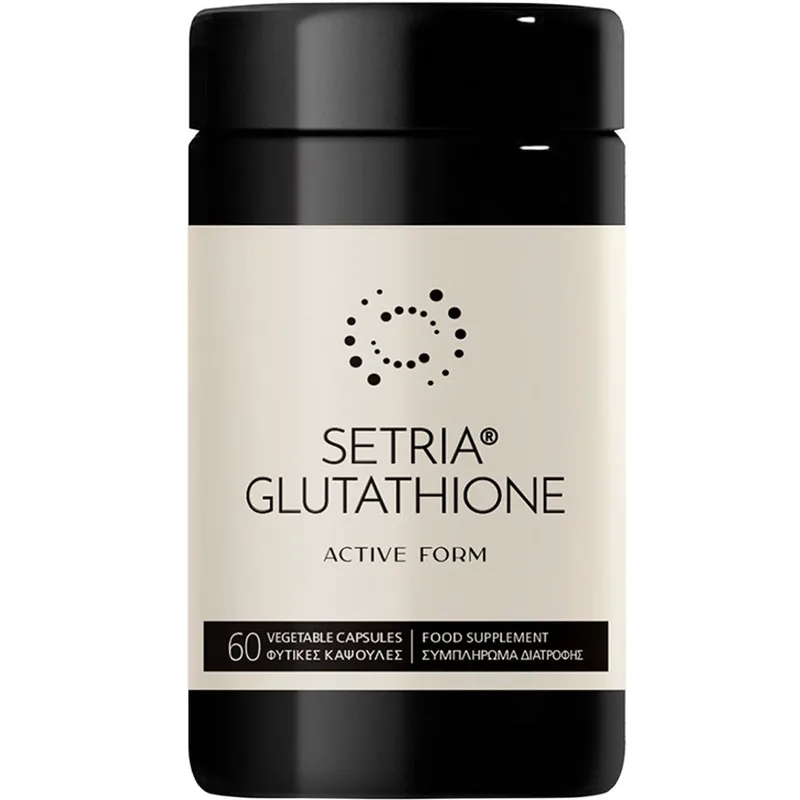 Natural Doctor Setria Glutathione Συμπλήρωμα Διατροφής Πατενταρισμένης Μορφής Αμινοξέος Γλουταθειόνης Υψηλής Βιοδιαθεσιμότητας με Πολύ Ισχυρές Αντιοξειδωτικές Ιδιότητες 60veg.caps