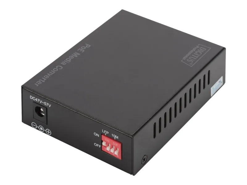 DIGITUS Konverter Gigabit PoE Media SFP/RJ45