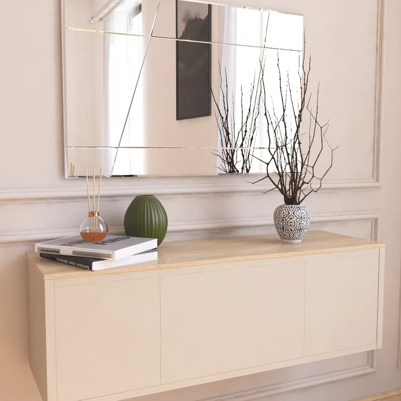 Καθρέπτης Akol - White 116Sam1140 (50x75x2,2)