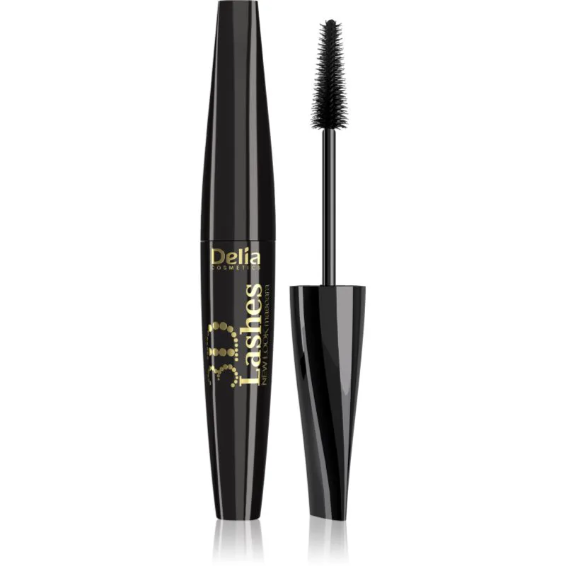 Delia Cosmetics New Look 3D Lashes μάσκαρα για όγκο απόχρωση Black 12 ml