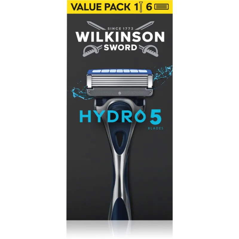 Wilkinson Sword Hydro5 ξυριστική μηχανή + ανταλλακτικές λεπίδες 5 τμχ