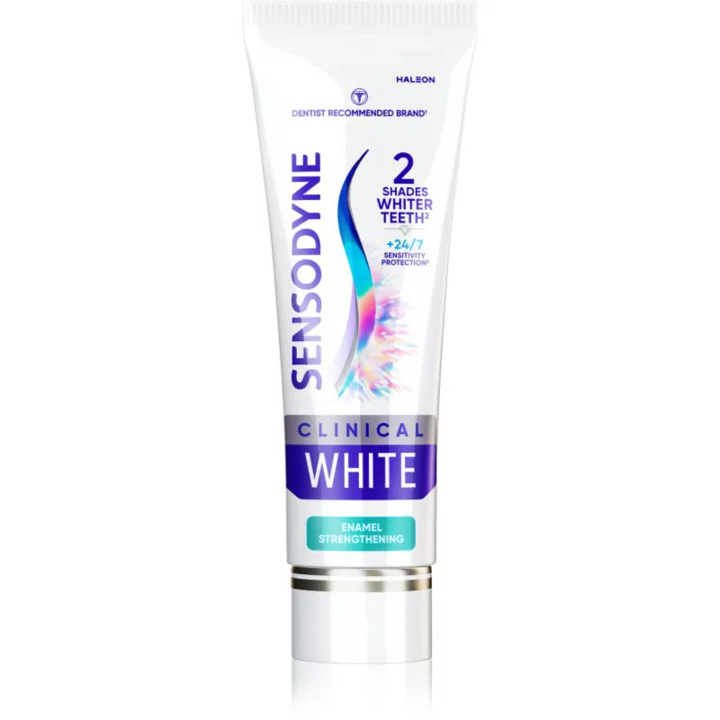 Sensodyne Clinical White Enamel Strengthening λευκαντική οδοντόκρεμα 75 ml