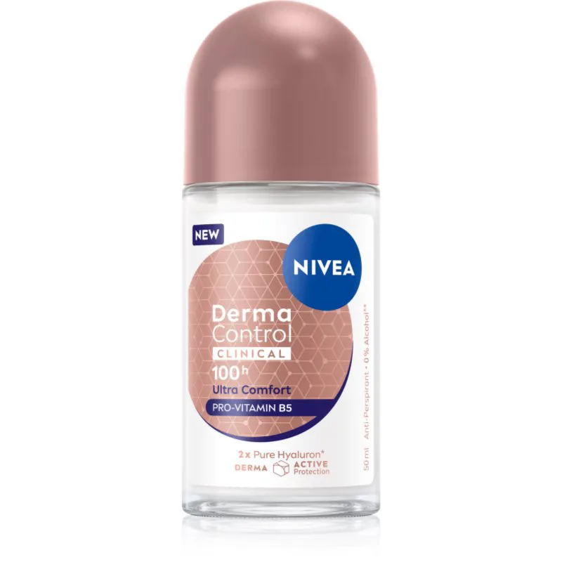 NIVEA Derma Control Clinical Ultra Comfort αντιιδρωτικό μπίλια 50 ml