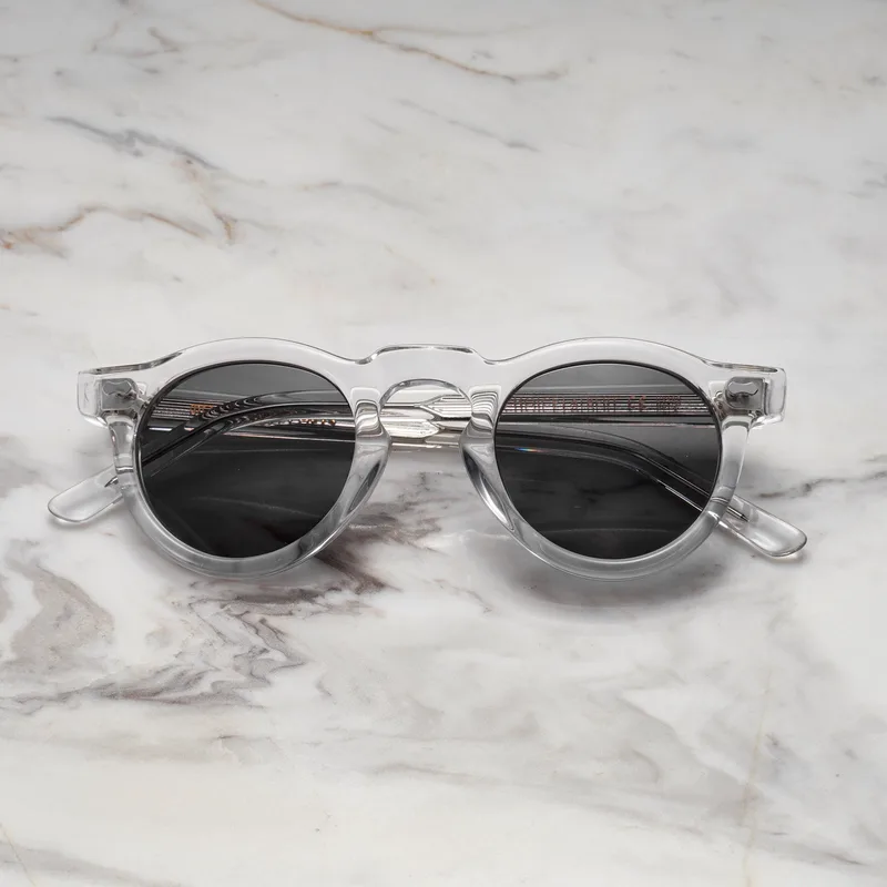 ALBERT A15EP13 - ALBERT - CLEAR - GRAY Sunglasses | Clear | Gray Shades | Explicit Poets Sunglasses