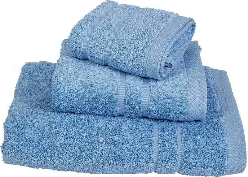 Σετ πετσέτες 3 τεμ. ΠΕΝΝΙΕ LIGHT BLUE, LE BLANC