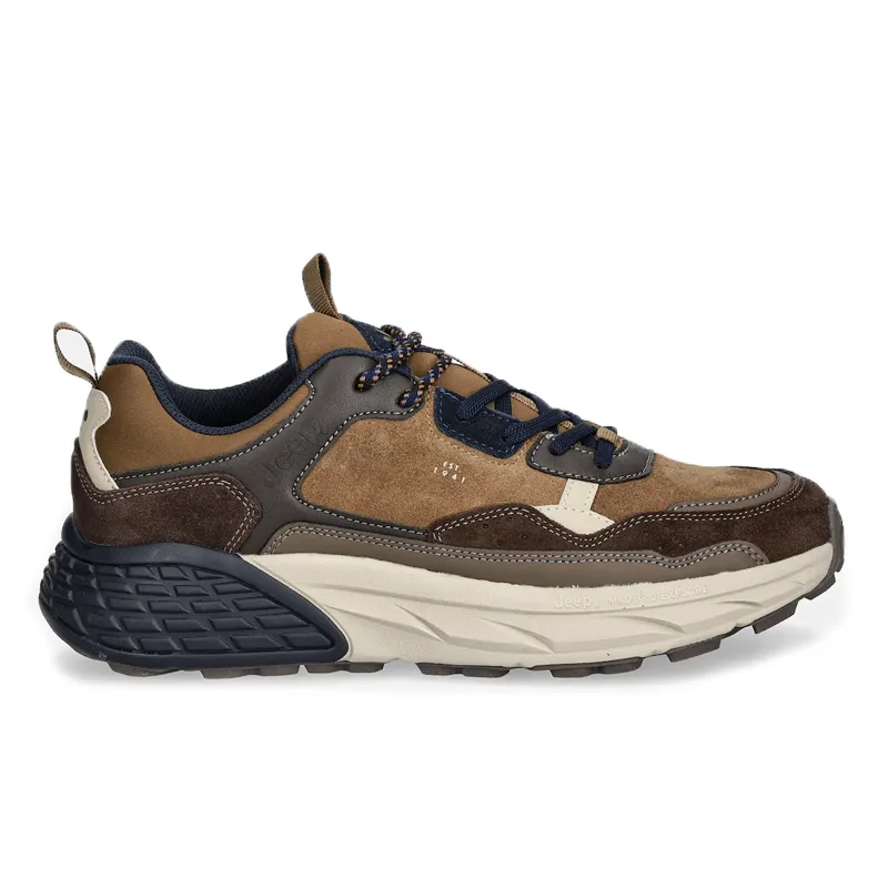 JEEP ΑΝΔΡΙΚΟ SNEAKER GROOVE JM52070A 160 TOBACCO