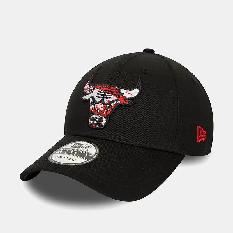 NEW ERA CHICAGO BULLS NBA INFILL 9FORTY CAP ΜΑΥΡΟ