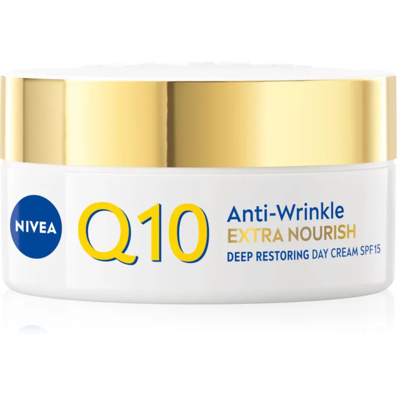 NIVEA Q10 Power θρεπτική κρέμα ημέρας ενάντια στις ρυτίδες 50 ml
