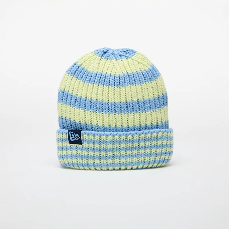 Καπέλο New Era Knit Medium Stripe Beanie Pastel Blue Universal