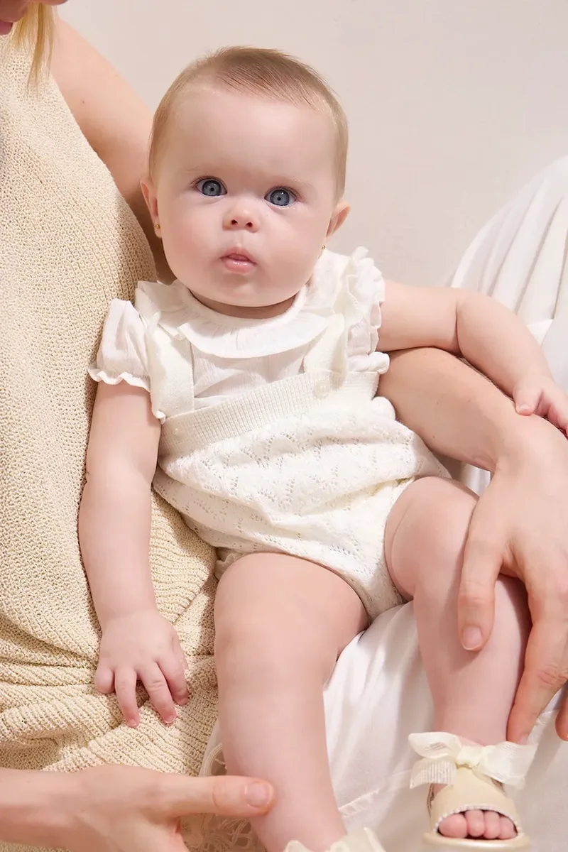 Mayoral Newborn Βρεφικό βαμβακερό σετ Mayoral Newborn