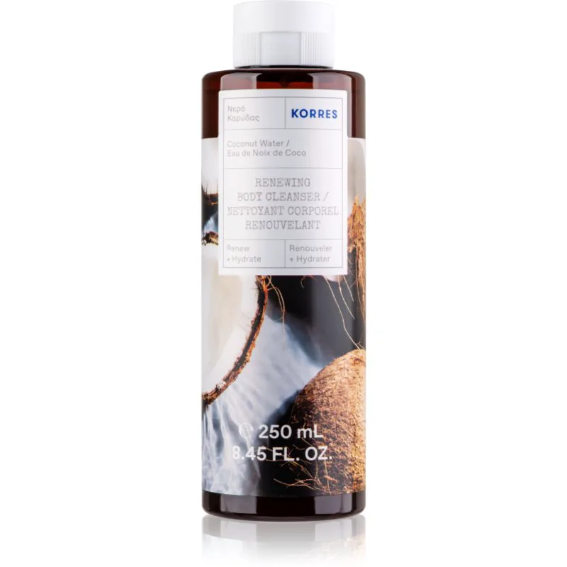 Korres Coconut Water τζελ για ντους με ινδοκάρυδο 250 ml