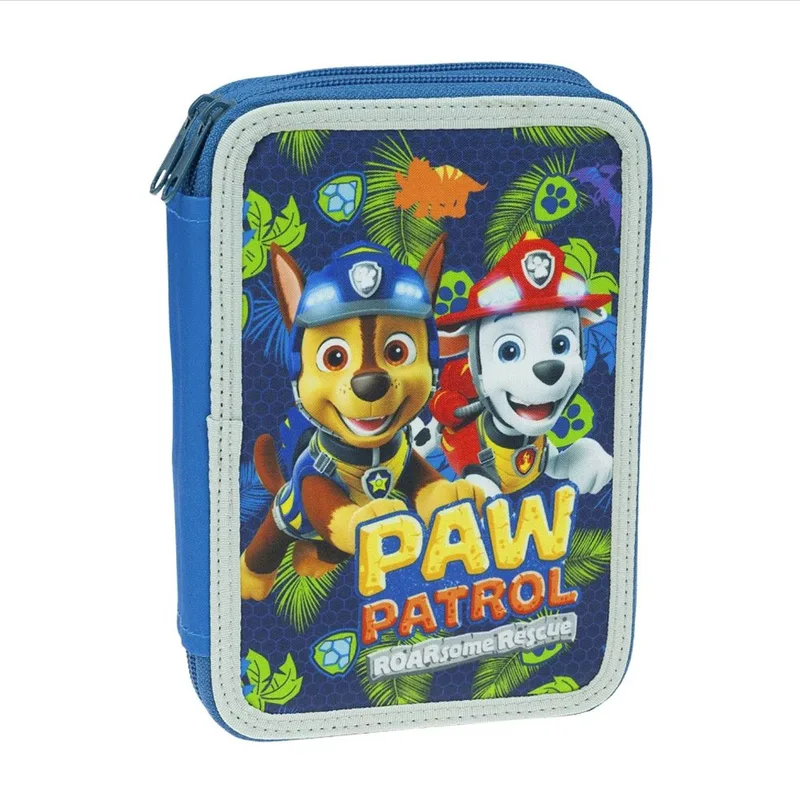 Κασετίνα Διπλή Γεμάτη (15x4x18) Gim Paw Patrol Dino