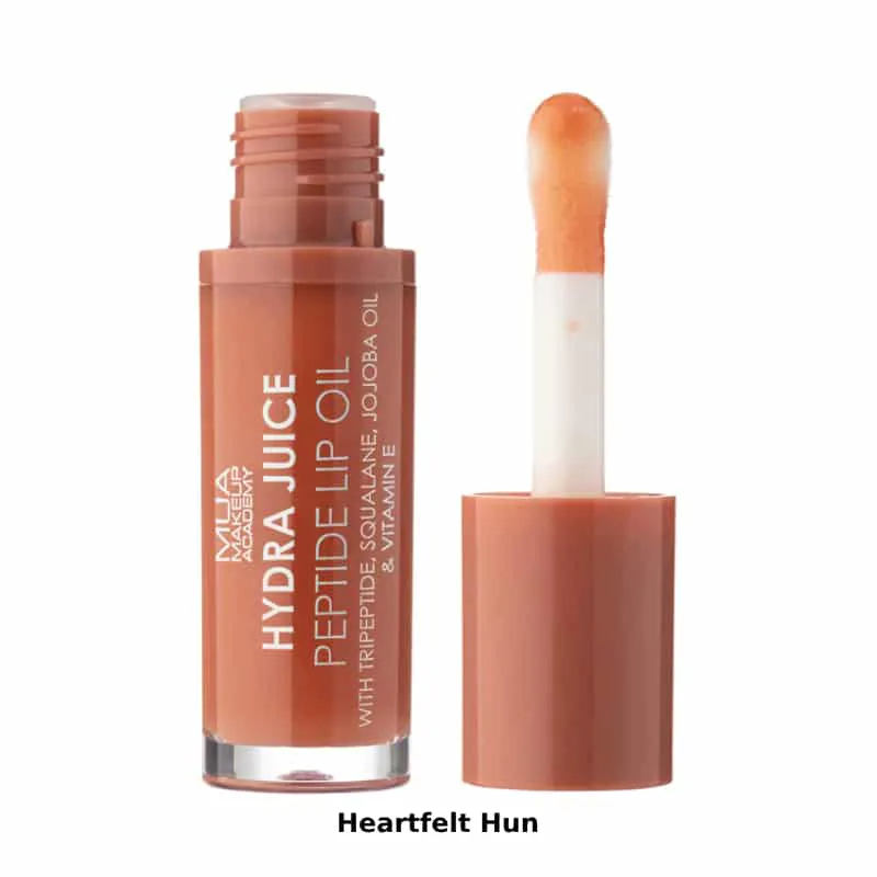MUA Hydra Juice Peptide Lip Oil Heartfelt Hun