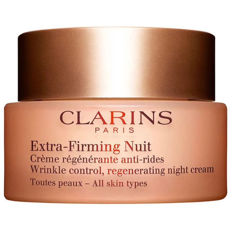 Clarins Extra-Firming Night συσφικτική κρέμα νύχτας με ανανγεννητική επίδραση για όλους τους τύπους επιδερμίδας 50 ml