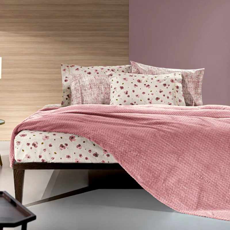 Κουβέρτα Fleece Μονή 160X220 Guy Laroche Rombus Coral (160x220)