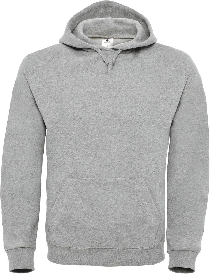 Hooded Sweatshirt B & C ID.003 Heather Grey